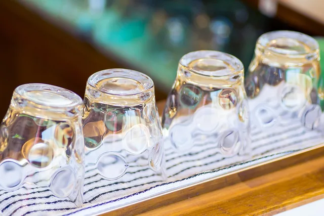 cup, glass, light, cafe, counter, shop, transparent. A guide to leasing a US storefront, ADA and health department plan review