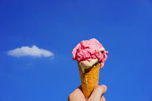 ice cream, milk ice cream, soft ice cream, ice cream cone, waffle, eating ice cream, refreshment, melt, food, cream ice cream, dessert, yummy, ice cream parlor, hand, nature, keep, heaven, clouds, summer. Ice cream shop products packages: fields to record