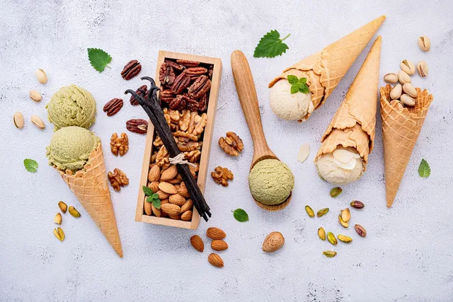 ice cream, cones, ice cream cones, ice cream scoops, dessert, frozen, frozen desserts, cold, cold desserts, treats, sweets, waffle cones, ice cream flavors, creamy, dairy, food, gelato, nuts, vanilla beans, vanilla, ice cream, ice cream, ice cream, ice cream, ice cream, vanilla beans, vanilla. Ice cream shop products: ranked sales formats