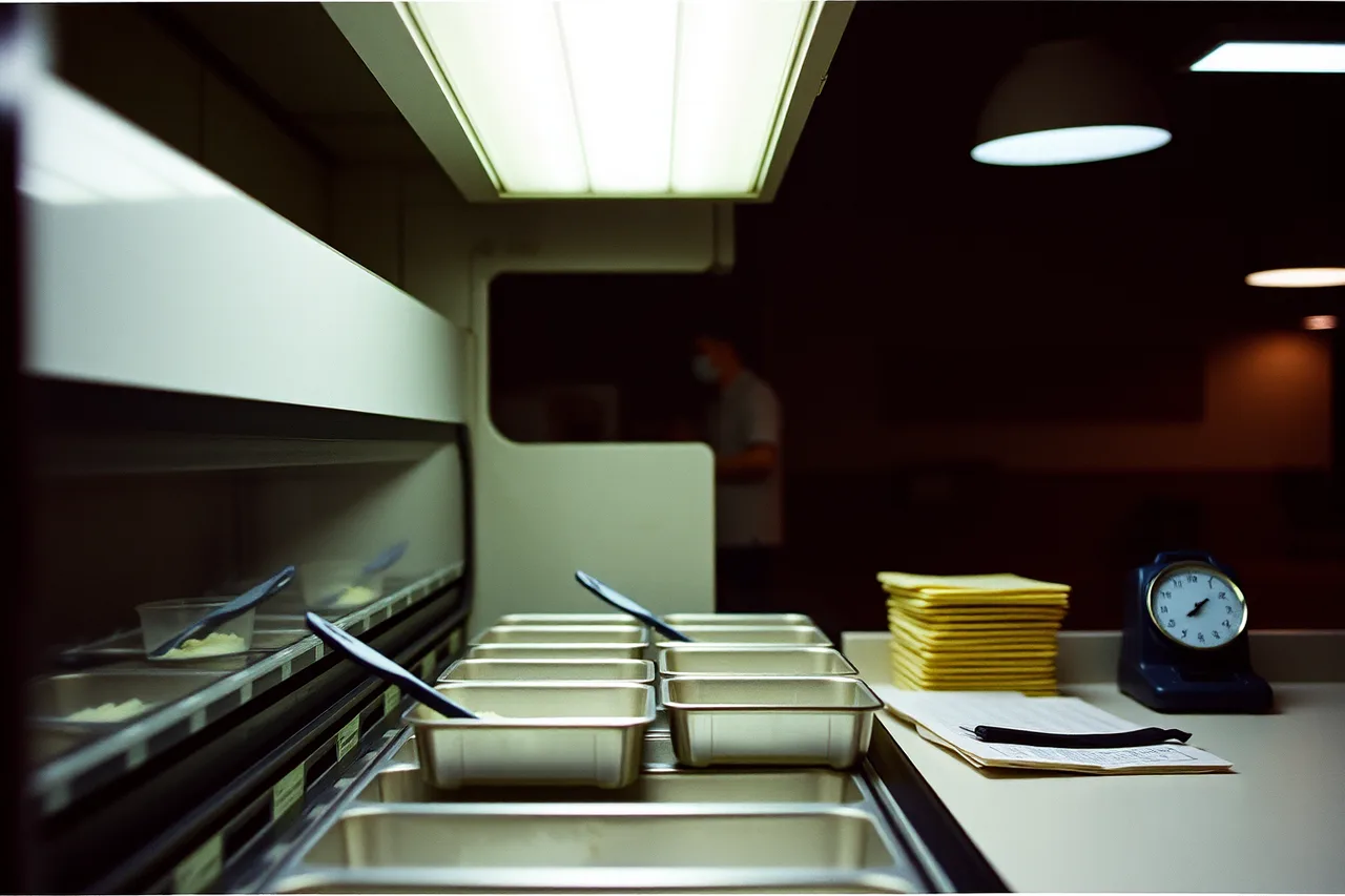 Half-empty ice cream pans in case at close with scale and waste log (An ice cream shop stock checklist for every delivery, close and season)